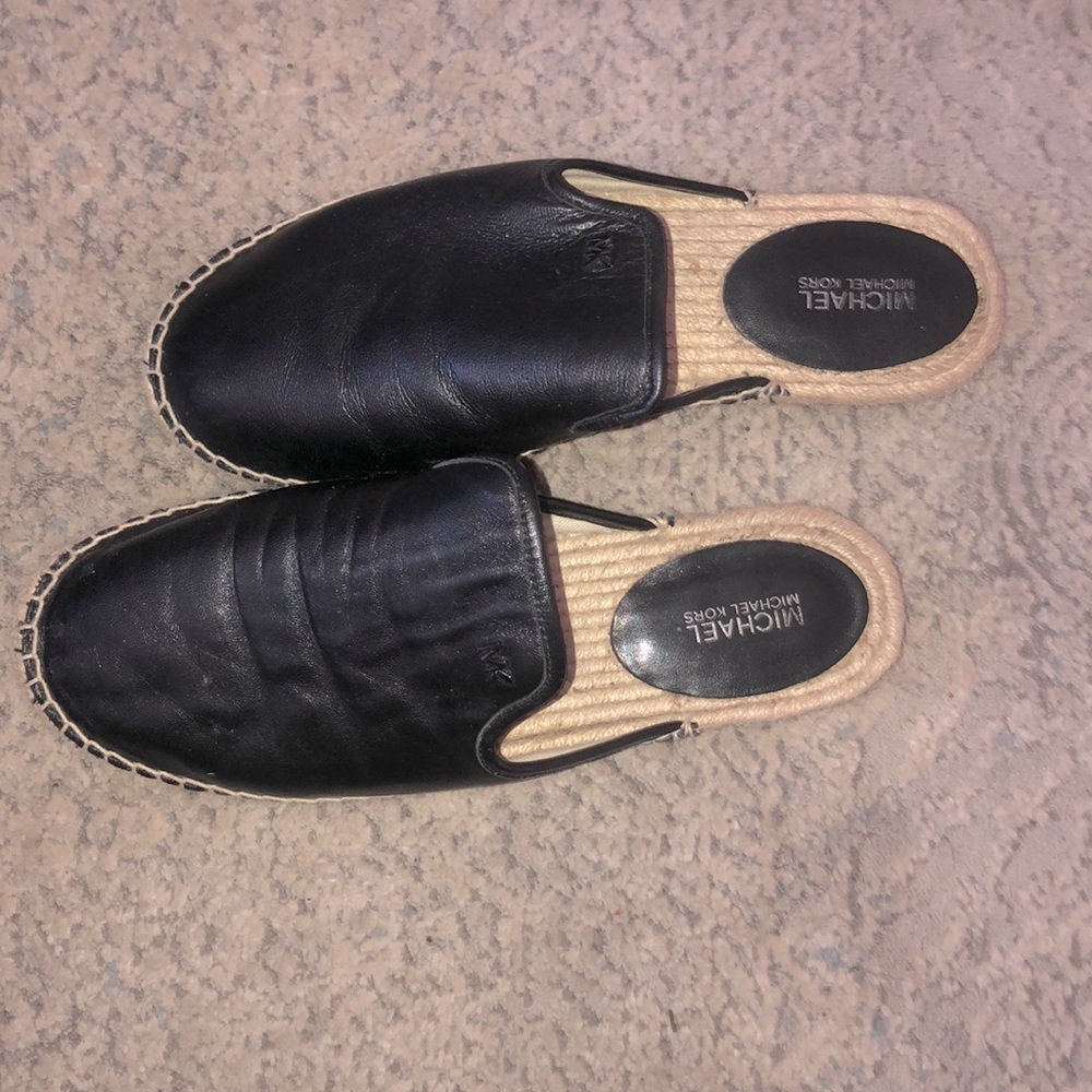 Michael Kors leather espadrille